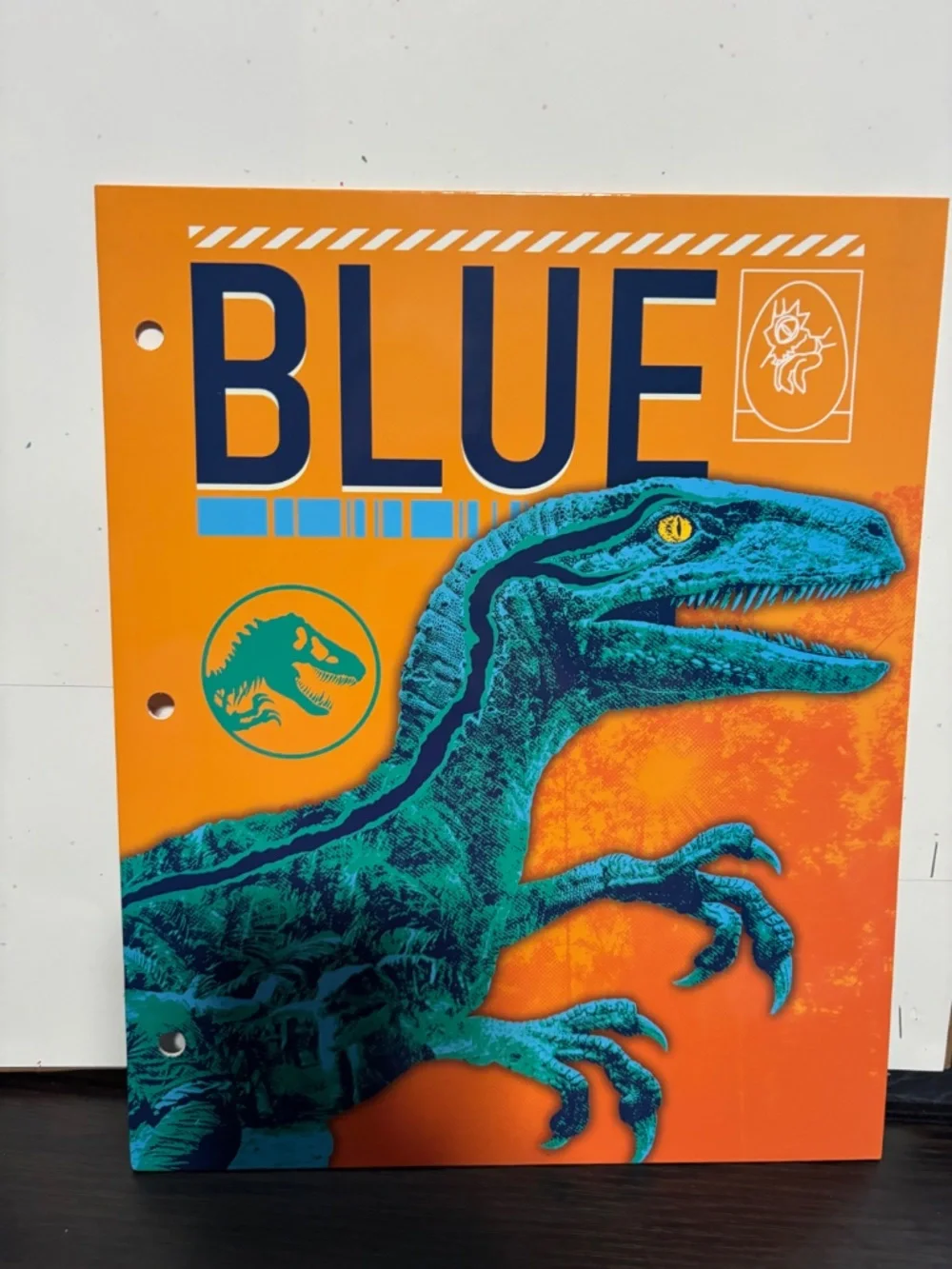 Jurassic park folders x 2